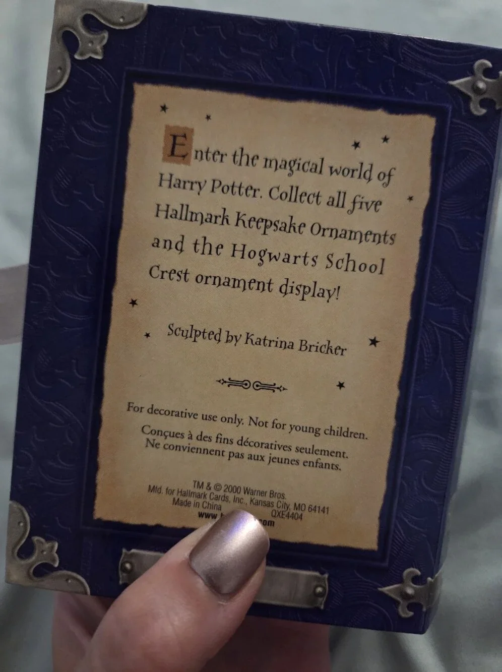 Hogwarts Charms 2000 Hallmark Keepsake Ornament Incomplete Set Harry Potter